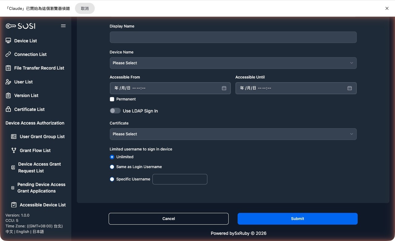 Authorization Details